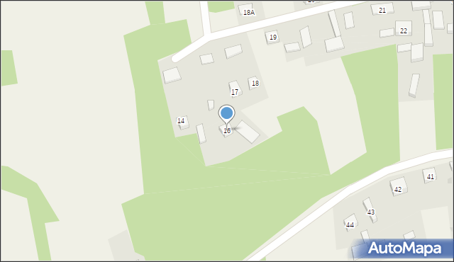 Mzurów, Mzurów, 16, mapa Mzurów