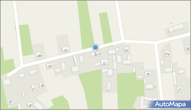 Mzurów, Mzurów, 21, mapa Mzurów