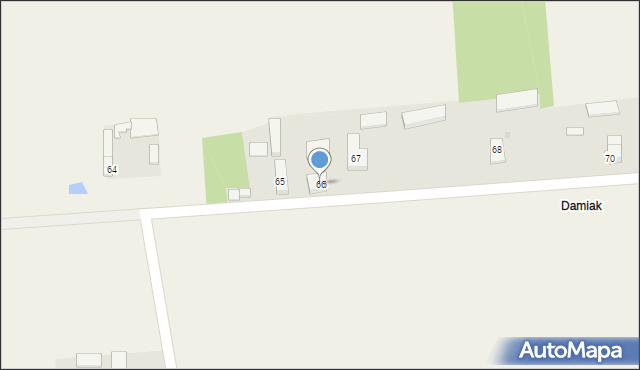 Mzurów, Mzurów, 66, mapa Mzurów
