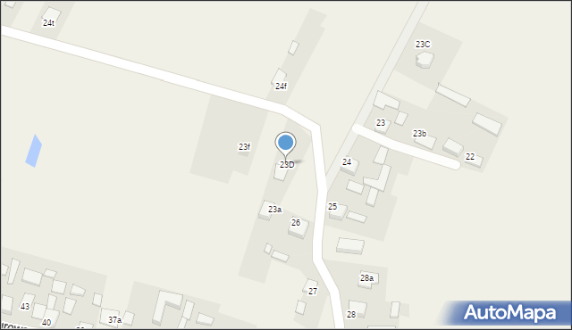 Mzurowa, Mzurowa, 23D, mapa Mzurowa