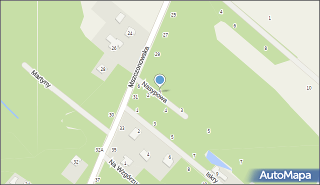 Bartoszówka, Nasypowa, 1, mapa Bartoszówka