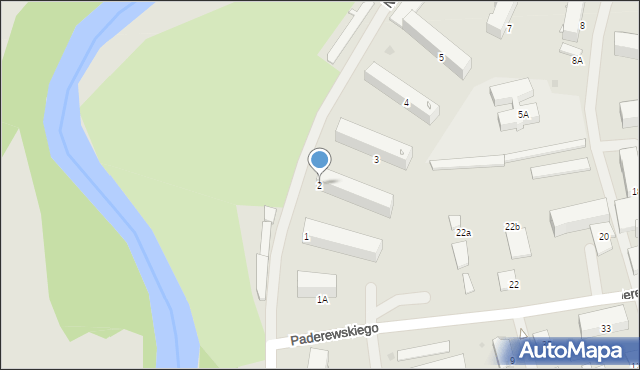 Bartoszyce, Nad Łyną, 2, mapa Bartoszyce