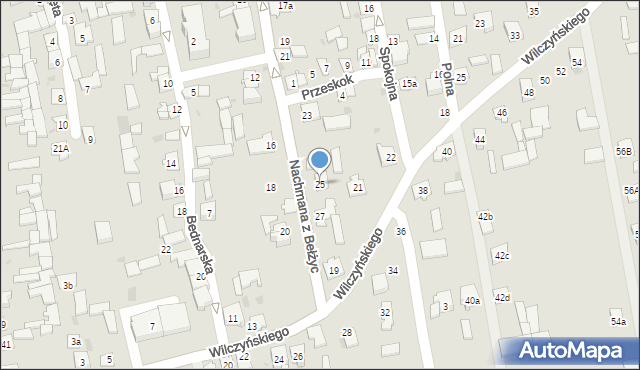 Bełżyce, Nachmana z Bełżyc Jakuba, 25, mapa Bełżyce