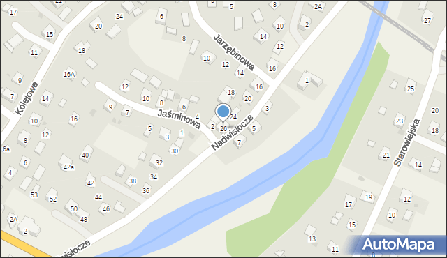 Besko, Nadwisłocze, 26, mapa Besko
