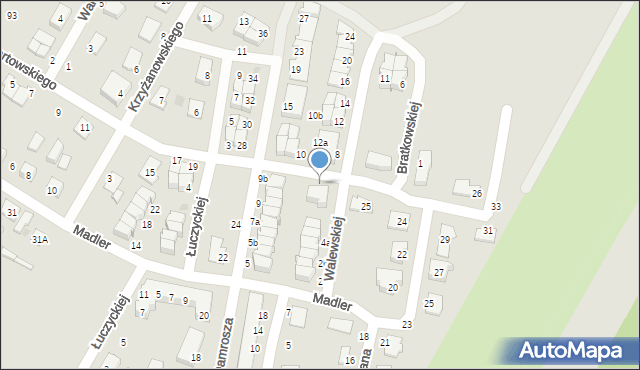 Biała Podlaska, Nartowskiego Wacława, 23, mapa Białej Podlaskiej