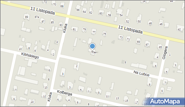 Bielsk Podlaski, Na Lubce, 3, mapa Bielsk Podlaski
