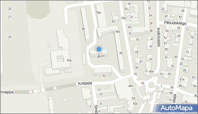 Biłgoraj, Nadstawna, 60, mapa Biłgoraj