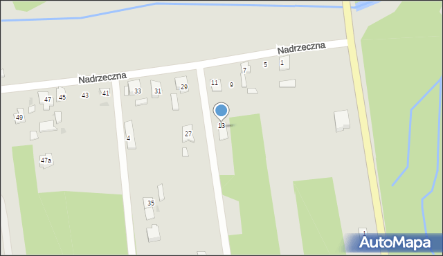 Blachownia, Nadrzeczna, 15, mapa Blachownia