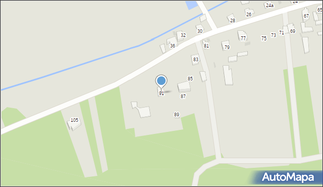 Blachownia, Nadrzeczna, 91, mapa Blachownia