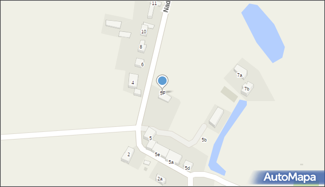 Blizanowice, Nadodrzańska, 5F, mapa Blizanowice