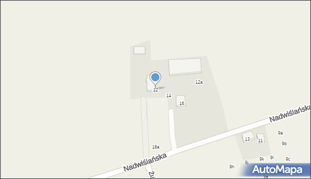 Błotnik, Nadwiślańska, 12, mapa Błotnik