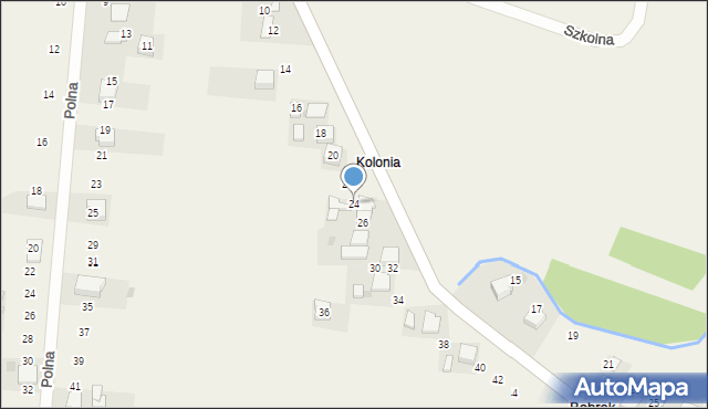 Bobrek, Nadwiślańska, 24, mapa Bobrek