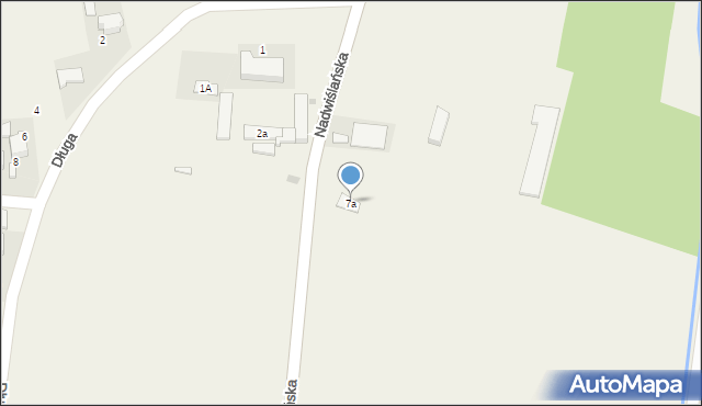 Bobrek, Nadwiślańska, 7a, mapa Bobrek