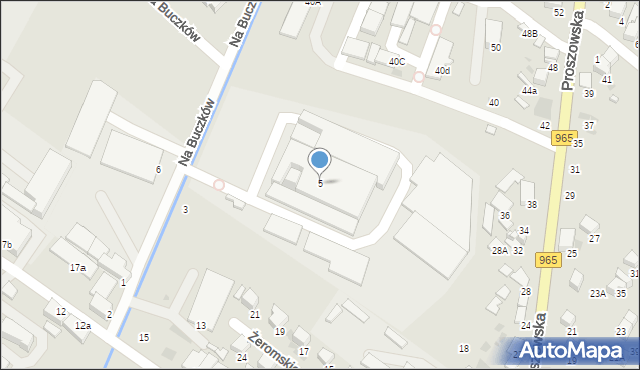 Bochnia, Na Buczków, 5, mapa Bochni