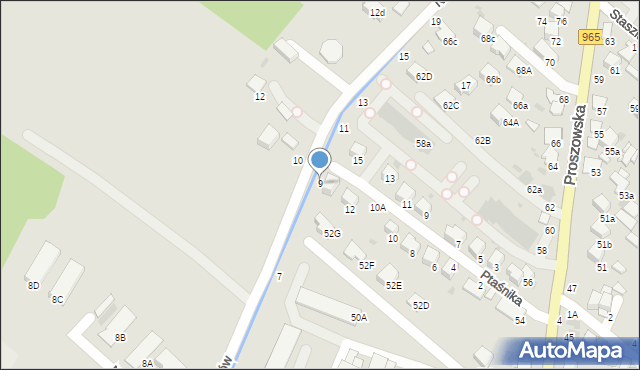 Bochnia, Na Buczków, 9, mapa Bochni