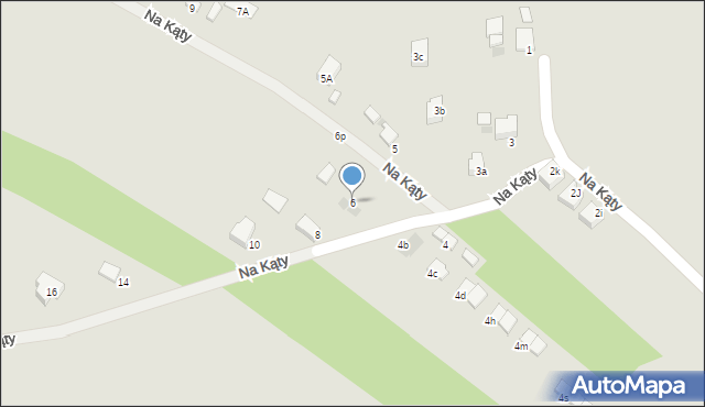 Bochnia, Na Kąty, 6, mapa Bochni