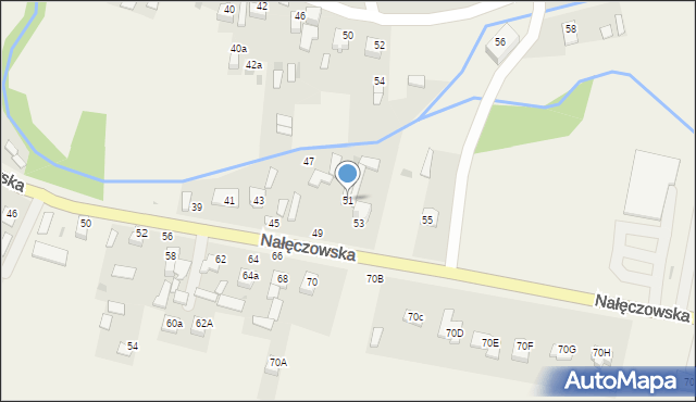 Bochotnica, Nałęczowska, 51, mapa Bochotnica