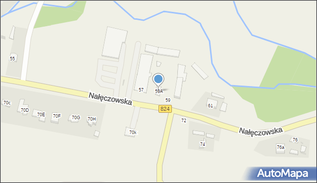 Bochotnica, Nałęczowska, 59A, mapa Bochotnica