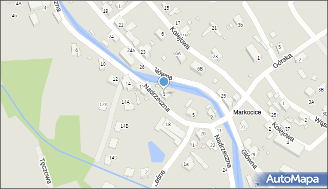 Bogatynia, Nadrzeczna, 1, mapa Bogatynia