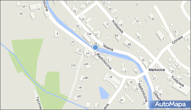 Bogatynia, Nadrzeczna, 16, mapa Bogatynia