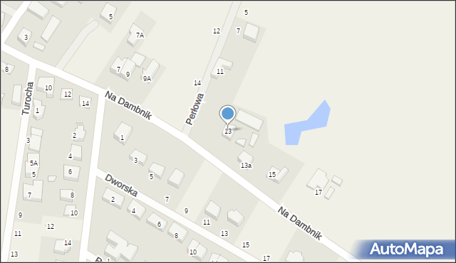 Bojano, Na Dambnik, 13, mapa Bojano