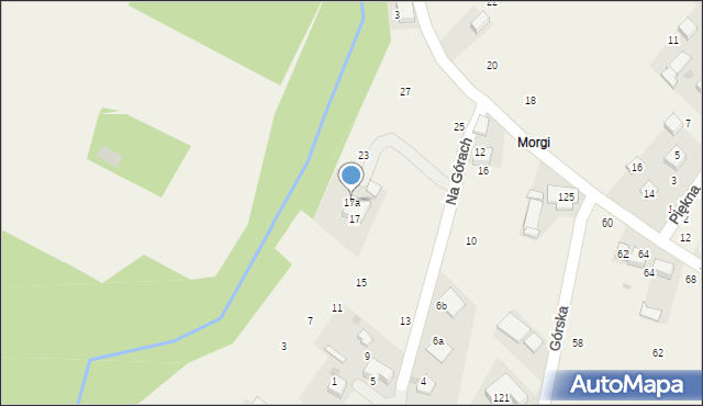 Bolechowice, Na Górach, 17a, mapa Bolechowice