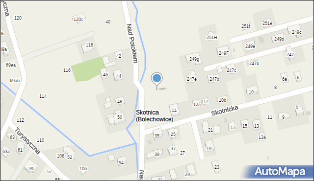 Bolechowice, Nad Potokiem, 29a, mapa Bolechowice