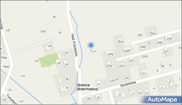Bolechowice, Nad Potokiem, 29c, mapa Bolechowice