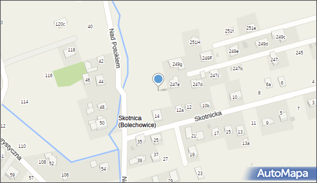 Bolechowice, Nad Potokiem, 31a, mapa Bolechowice