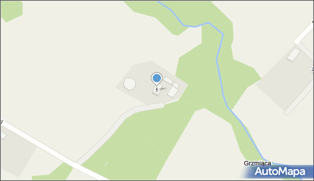 Bolesławek, Nad Potokiem, 5, mapa Bolesławek