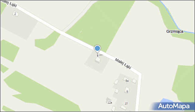 Bolesławek, Nad Potokiem, 6, mapa Bolesławek