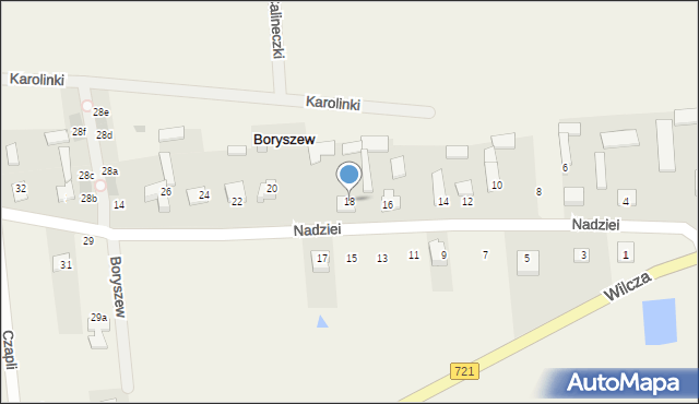 Boryszew, Nadziei, 18, mapa Boryszew