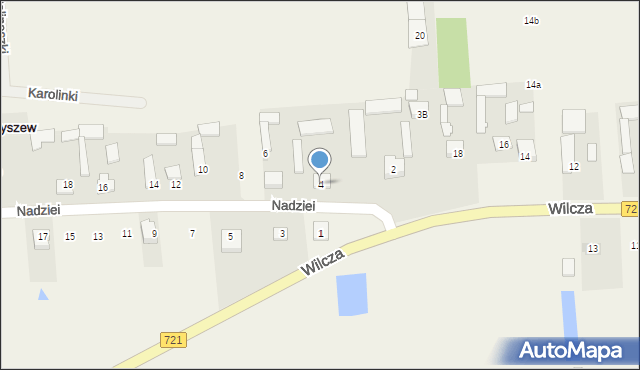 Boryszew, Nadziei, 4, mapa Boryszew