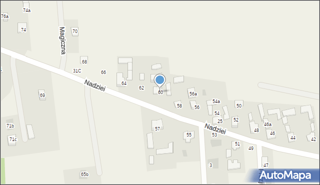 Boryszew, Nadziei, 60, mapa Boryszew