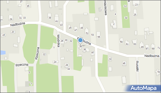 Brańszczyk, Nadbużna, 34, mapa Brańszczyk