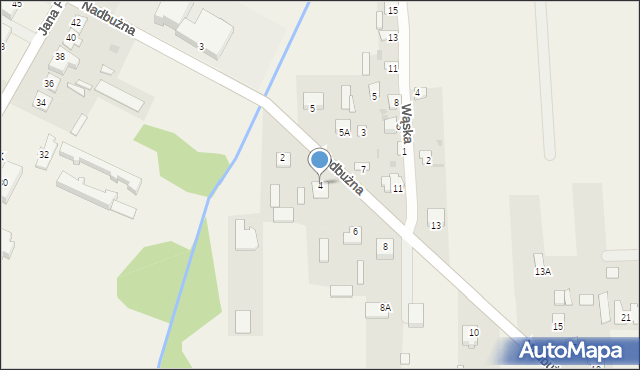 Brańszczyk, Nadbużna, 4, mapa Brańszczyk