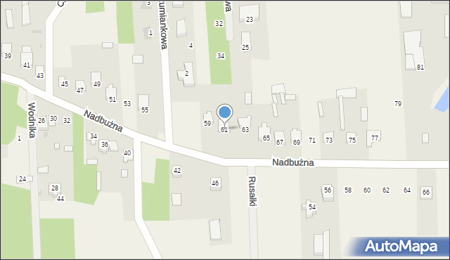 Brańszczyk, Nadbużna, 61, mapa Brańszczyk