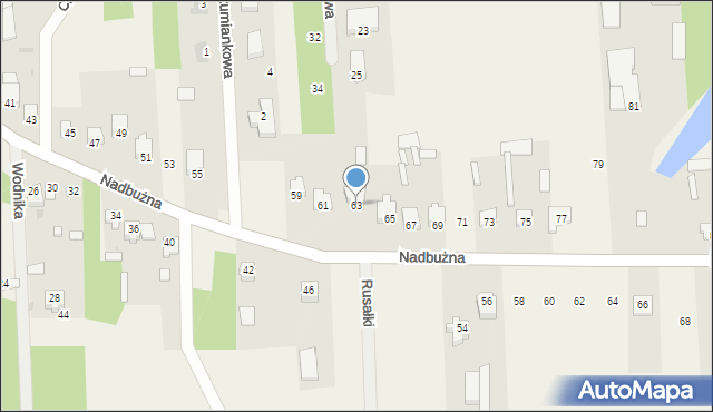 Brańszczyk, Nadbużna, 63, mapa Brańszczyk