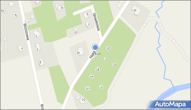 Brańszczyk, Nakieł, 1F, mapa Brańszczyk