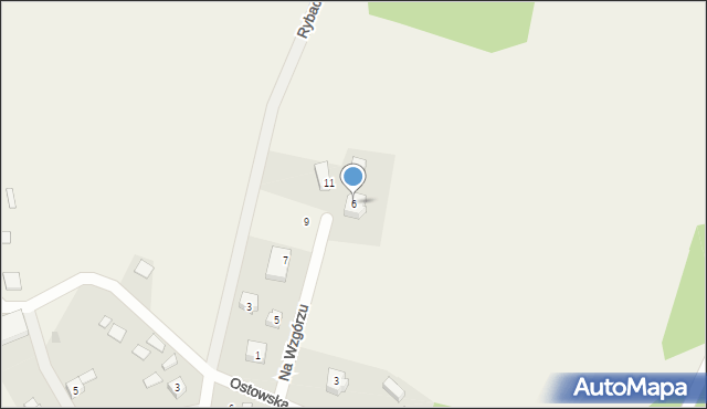 Brodnica Dolna, Na Wzgórzu, 6, mapa Brodnica Dolna