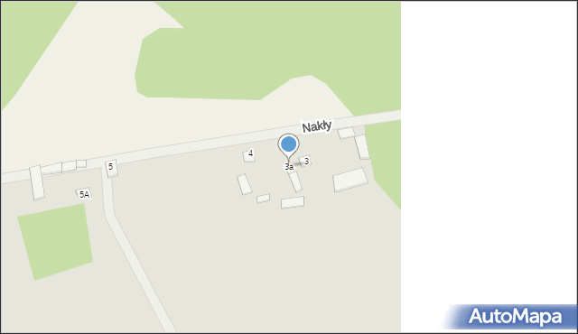 Brok, Nakły, 3a, mapa Brok