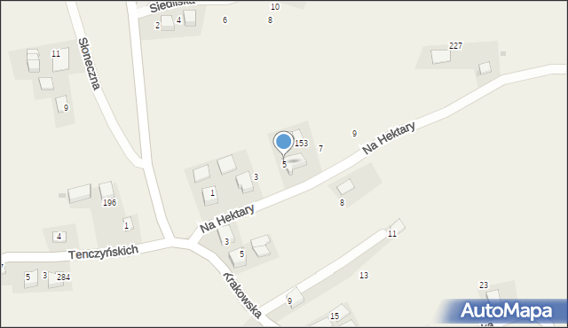 Brzoskwinia, Na Hektary, 5, mapa Brzoskwinia