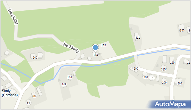 Brzoskwinia, Na Skałki, 2, mapa Brzoskwinia