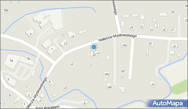 Brzostek, Nałęcza-Mysłowskiego Mariana, 14, mapa Brzostek