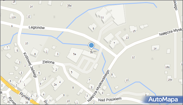 Brzostek, Nałęcza-Mysłowskiego Mariana, 5b, mapa Brzostek