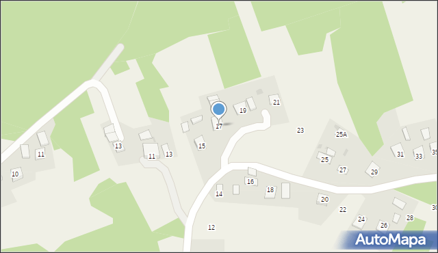 Bucze, Na Podlesiu, 17, mapa Bucze