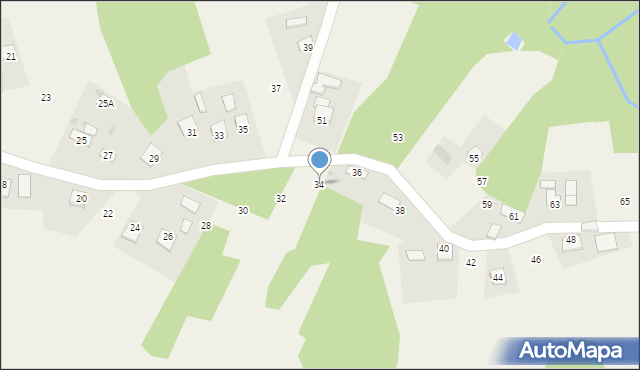 Bucze, Na Podlesiu, 34, mapa Bucze