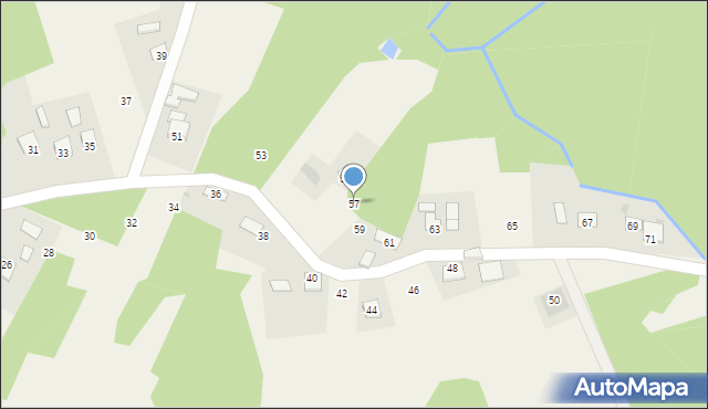 Bucze, Na Podlesiu, 57, mapa Bucze