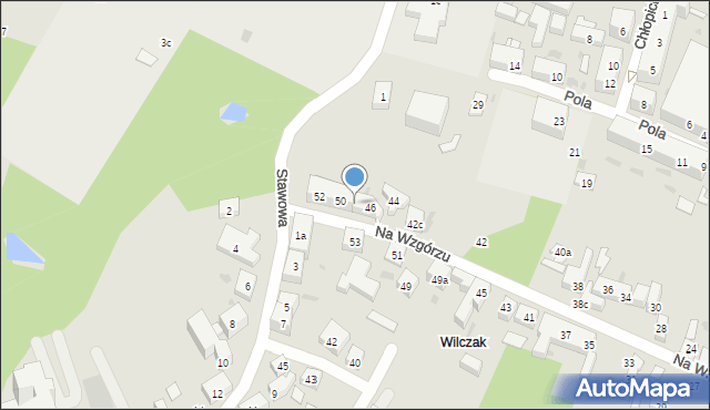 Bydgoszcz, Na Wzgórzu, 48, mapa Bydgoszczy