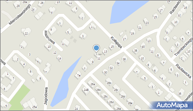 Bytów, Naruszewicza Adama, 11A, mapa Bytów